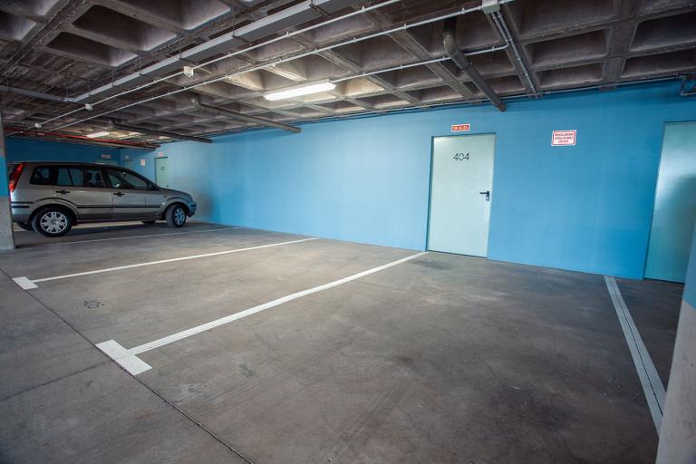 Espacio en los aparcamientos